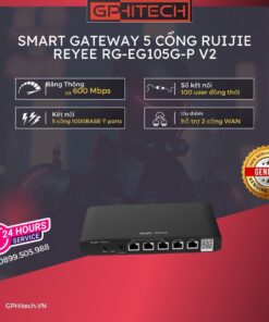 Gphitech.vn Smart Gateway 5 Cong Ruijie Reyee Rg Eg105g P V2