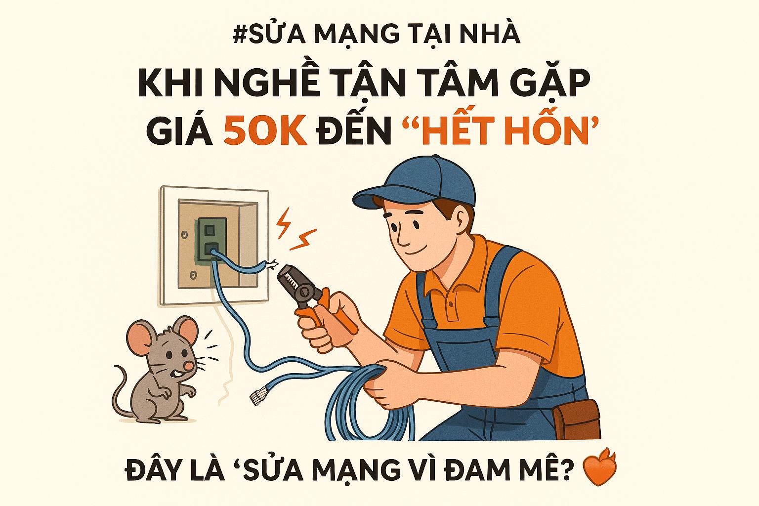 Gphitech Vn 🧰 Cau Chuyen Sua Mang Tai Nha Khi Nghe Tan Tam Gap Gia 50k Den Het Hon